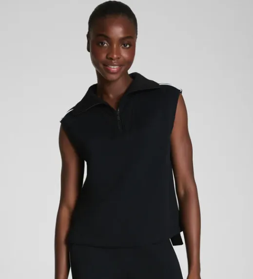 Sleeveless Half Zip 
